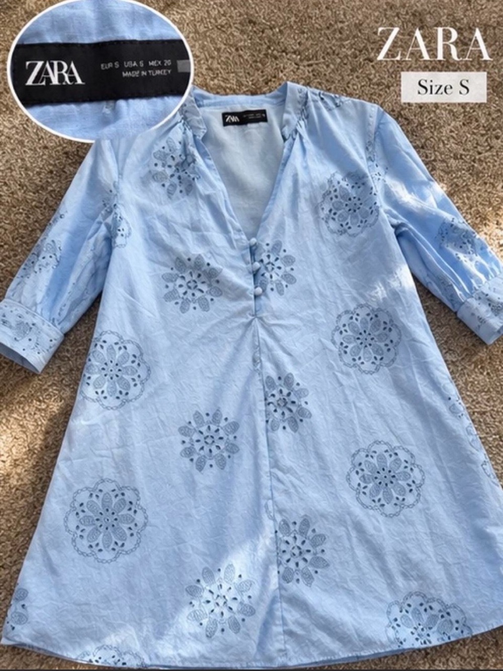 ZARA Light Blue dress